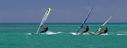 Fabulous choice of water sports on holidays in Mauritius