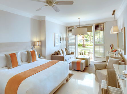 LUX* Belle Mare has luxury rooms and suites