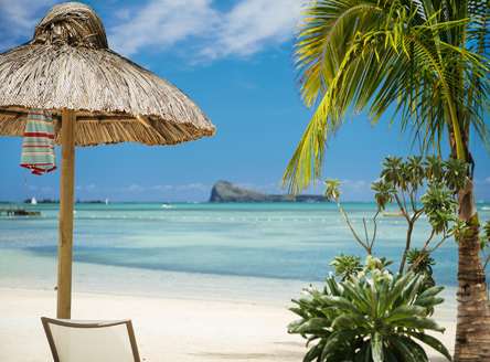 Relaxing beach atmosphere at Zilwa Attitude Mauritius