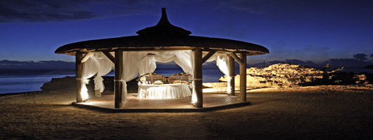 Romantic garden settings for weddings in Mauritius